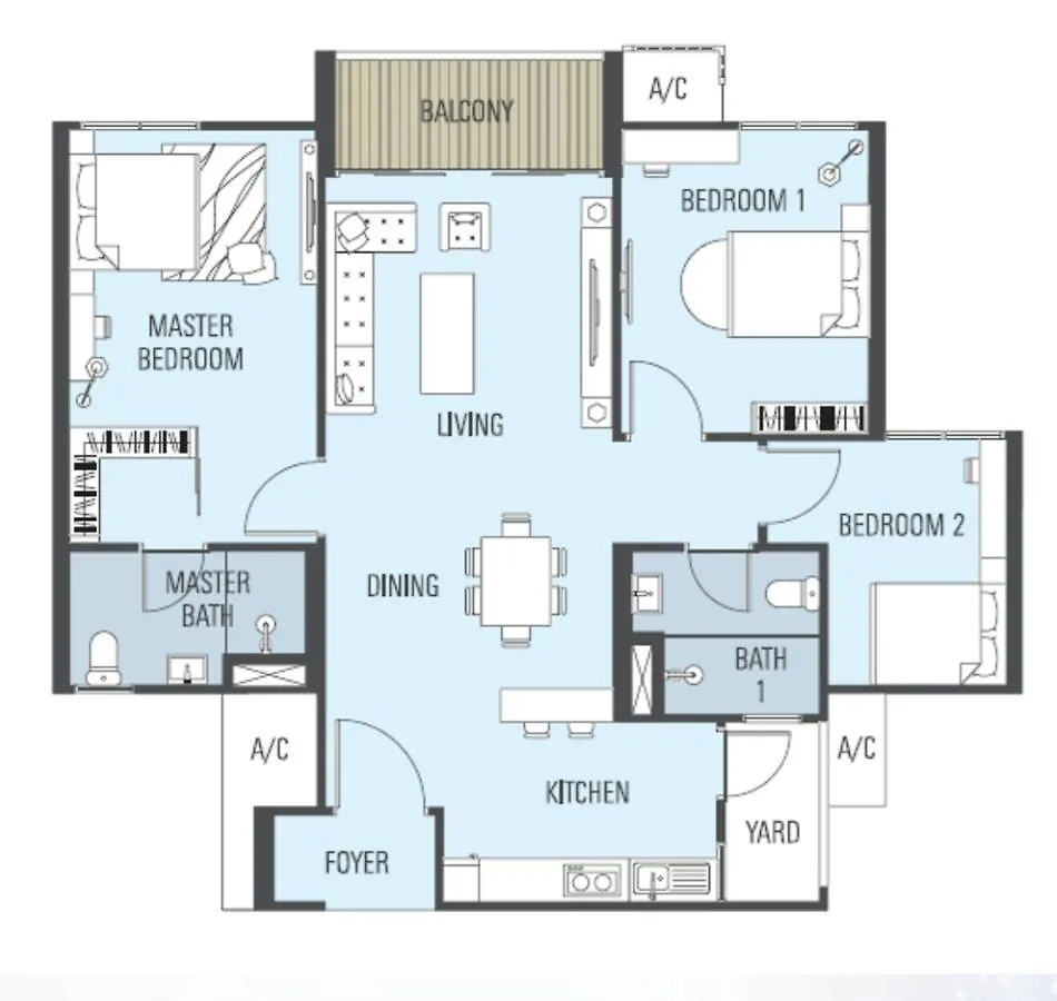 Apartment Perda Uptown Super Condo Bukit Mertajam